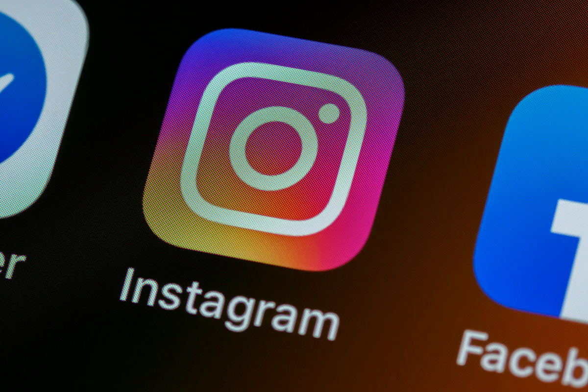 Instagram app icon on a phone screen
